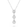 Lb Exclusive 14k White Gold 0.25 Ct Diamond Pendant Necklace In White
