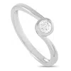 LB EXCLUSIVE LB EXCLUSIVE 14K WHITE GOLD 0.26 CT DIAMOND RING