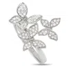 LB EXCLUSIVE LB EXCLUSIVE 14K WHITE GOLD 0.30CT DIAMOND BUTTERFLY RING