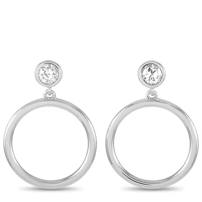 LB EXCLUSIVE 14K WHITE GOLD 0.31 CT DIAMOND EARRINGS
