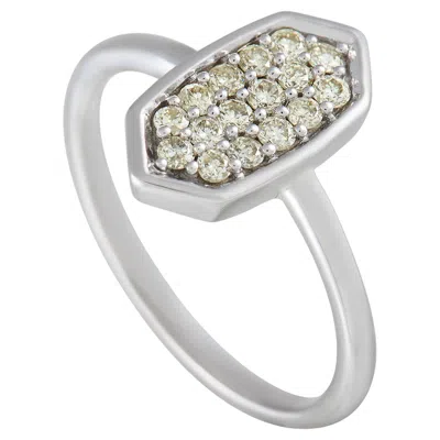 Pre-owned Lb Exclusive 14k White Gold 0.31 Ct Diamond Ring