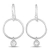 Lb Exclusive 14k White Gold 0.32 Ct Diamond Earrings In White
