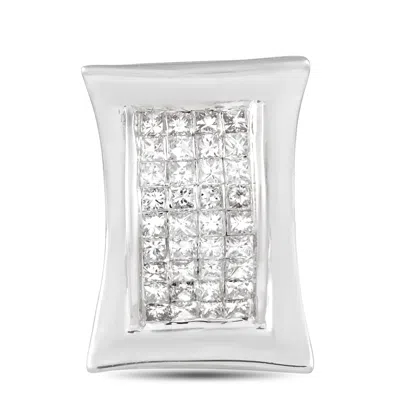 LB EXCLUSIVE 14K WHITE GOLD 0.50 CT DIAMOND PENDANT