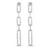 Lb Exclusive 14k White Gold 0.55ct Diamond Dangle Earrings Er28996 W In White