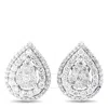 Lb Exclusive 14k White Gold 1.0ct Diamond Earrings Er28538 In Multi-color