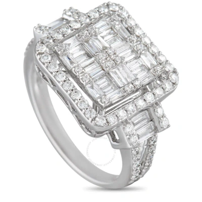 Lb Exclusive 14k White Gold 1.20 Ct Diamond Ring In Multi-color