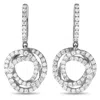 Lb Exclusive 14k White Gold 1.00ct Diamond Drop Earrings Er28823 In White