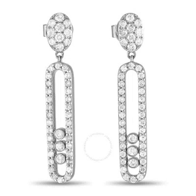LB EXCLUSIVE LB EXCLUSIVE 14K WHITE GOLD 1.00CT DIAMOND EARRINGS ER28881 W