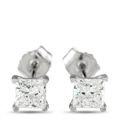 Lb Exclusive 14k White Gold 1.05ct Lab-grown Diamond Earrings Mf22-051525