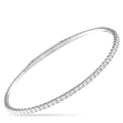 Lb Exclusive 14k White Gold 1.10ct Lab-grown Diamond Bracelet Mf07-041725