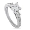 Lb Exclusive 14k White Gold 1.33ct Diamond Ring Mf12-072325 In White