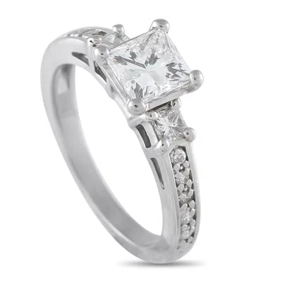 Lb Exclusive 14k White Gold 1.33ct Diamond Ring Mf12-072325