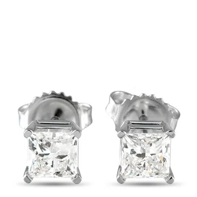 Lb Exclusive 14k White Gold 1.55ct Lab-grown Diamond Earrings Mf14-051525