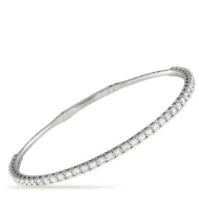 Lb Exclusive 14k White Gold 1.90ct Lab-grown Diamond Bangle Bracelet Mf01-041725