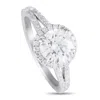 Lb Exclusive 14k White Gold 2.0ct Lab Grown Diamond Ring Mf08 111324 In White