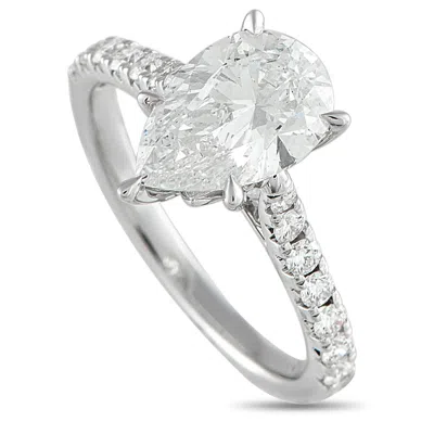 Lb Exclusive 14k White Gold 2.44ct Lab-grown Diamond Ring Lg09-091025 In Metallic