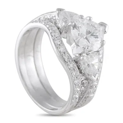 Lb Exclusive 14k White Gold 2.51ct Diamond Ring Mf03-071825