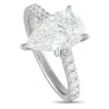 Lb Exclusive 14k White Gold 2.85ct Lab Grown Diamond Ring Lg08 091025