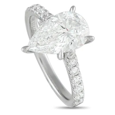 Lb Exclusive 14k White Gold 2.85ct Lab Grown Diamond Ring Lg08 091025