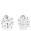 Lb Exclusive 14k White Gold 3.10 Ct Lab-grown Diamond Stud Earrings Lg04-091225 In Metallic