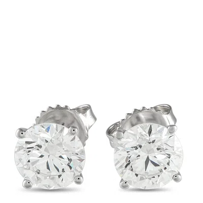 Lb Exclusive 14k White Gold 3.50ct Lab-grown Diamond Stud Earrings Mf24-041625