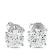 Lb Exclusive 14k White Gold 4.0ct Lab-grown Diamond Stud Earrings Mf02-072225 In White