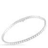 Lb Exclusive 14k White Gold 4.58ct Diamond Tennis Bracelet Mf04-081225 In Metallic