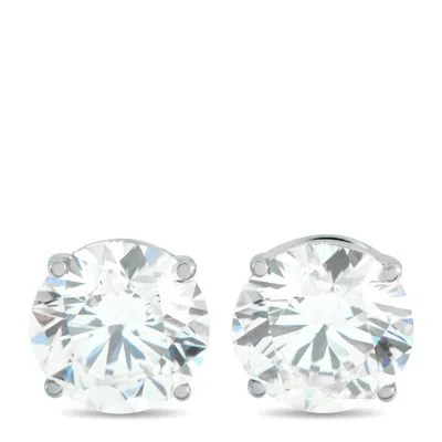 Lb Exclusive 14k White Gold 4.61ct Lab-grown Diamond Stud Earrings Lg07-120925
