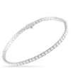 Lb Exclusive 14k White Gold 4.58ct Diamond Tennis Bracelet Mf04-081225 In White