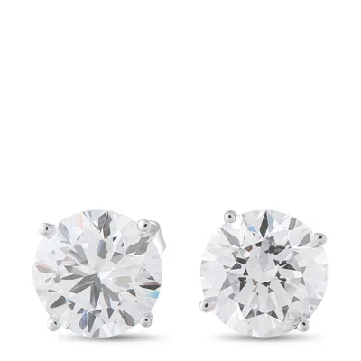Lb Exclusive 14k White Gold 6.05ct Lab-grown Diamond Stud Earrings Mf01-072225