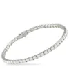 Lb Exclusive 14k White Gold 6.70ct Lab-grown Diamond Tennis Bracelet Lg04-091025 In Metallic