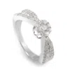 Lb Exclusive 14k White Gold Diamond Promise Ring Svr010941oow In White