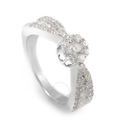 Lb Exclusive 14k White Gold Diamond Promise Ring Svr010941oow