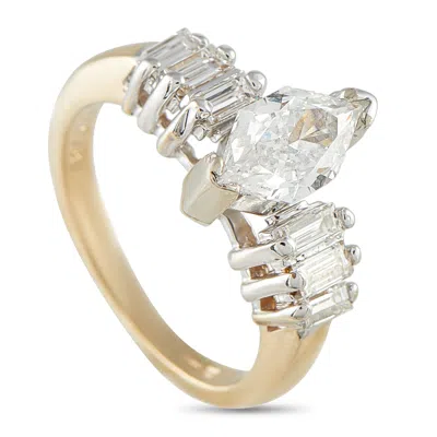 Lb Exclusive 14k Yellow And White Gold 1.46ct Diamond Ring Mf13-072325