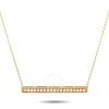 LB EXCLUSIVE LB EXCLUSIVE 14K YELLOW GOLD 0.25 CT DIAMOND PENDANT NECKLACE