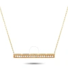 LB EXCLUSIVE LB EXCLUSIVE 14K YELLOW GOLD 0.25 CT DIAMOND PENDANT NECKLACE