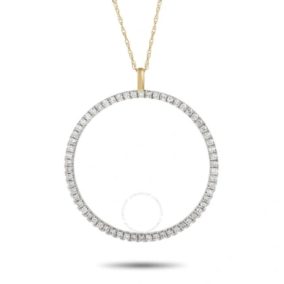 Lb Exclusive 14k Yellow Gold 0.50 Ct Diamond Necklace In Multi-color