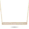 Lb Exclusive 14k Yellow Gold 0.10 Ct Diamond Pendant Necklace In Gold