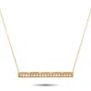 Lb Exclusive 14k Yellow Gold 0.25 Ct Diamond Pendant Necklace In Gold