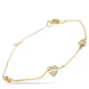 Lb Exclusive 14k Yellow Gold 0.25 Ct Diamond Station Bracelet Br10303-y