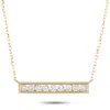 Lb Exclusive 14k Yellow Gold 0.25 Ct Diamond Pendant Necklace In Gold