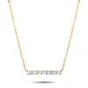 Lb Exclusive 14k Yellow Gold 0.25 Ct Diamond Pendant Necklace In Gold