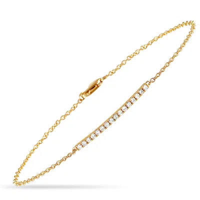 Lb Exclusive 14k Yellow Gold 0.25ct Diamond Bracelet Alb-15844-y