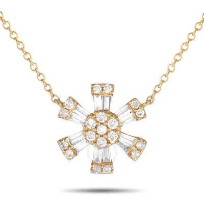 Lb Exclusive 14k Yellow Gold 0.25ct Diamond Necklace