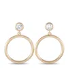 Lb Exclusive 14k Yellow Gold 0.31 Ct Diamond Earrings In Gold