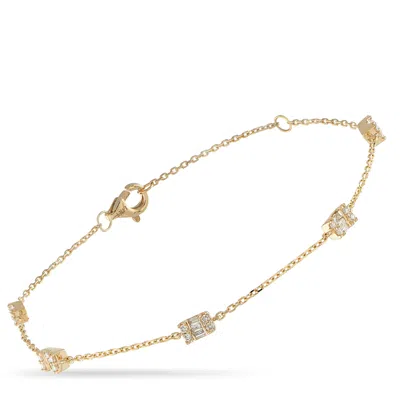LB EXCLUSIVE 14K YELLOW GOLD 0.35CT DIAMOND BRACELET BR10657-Y