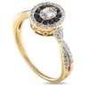 Lb Exclusive 14k Yellow Gold 0.40ct Diamond And Sapphire Ring Rn32570-y In Gold