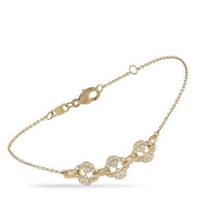 Lb Exclusive 14k Yellow Gold 0.40ct Diamond Bracelet Br10523-y