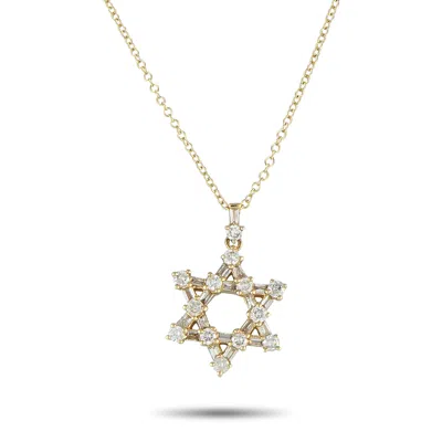 Lb Exclusive 14k Yellow Gold 0.40ct Diamond Necklace Pn15719-y