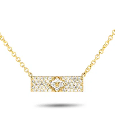 Lb Exclusive 14k Yellow Gold 0.55ct Diamond Necklace Pn15561-y